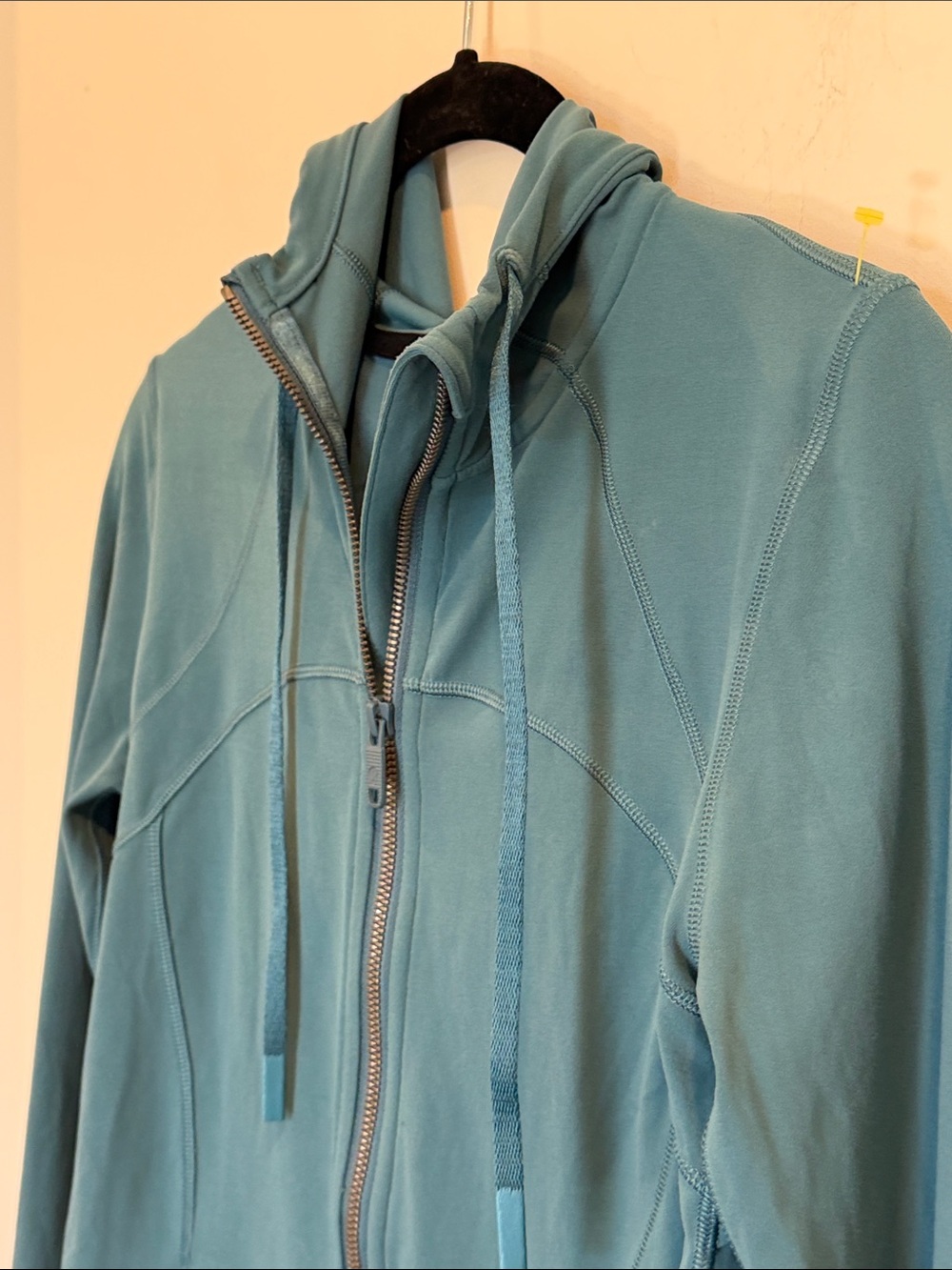 lululemon athletica aqua zip define hoodie with black trim - Picture 6 of 13